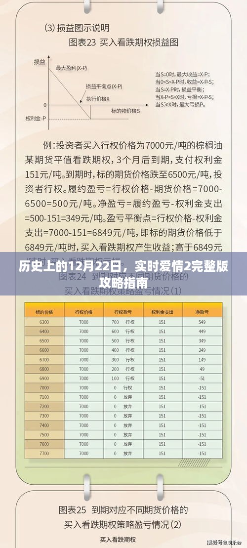 实时爱情2完整版攻略指南，历史上的12月22日攻略汇总